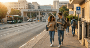 סטודנטים גרים קרוב לאונבריסיטה